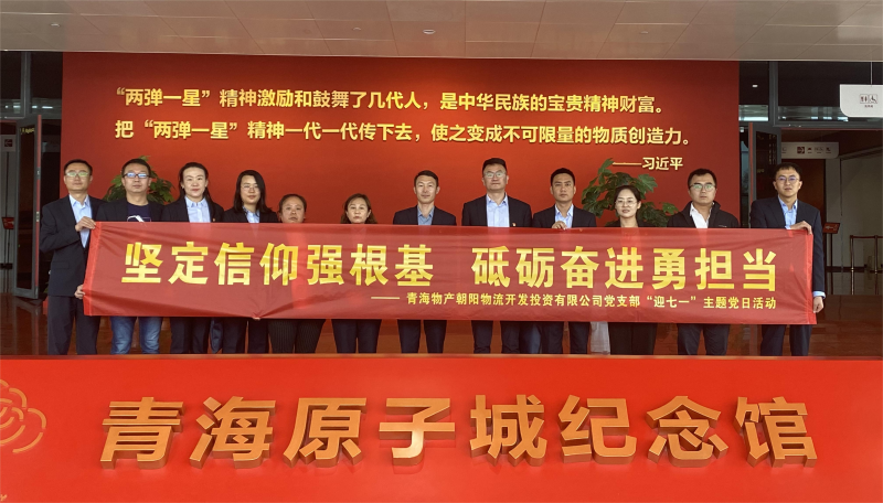 堅定信仰強根基，砥礪奮進勇?lián)?朝物開投公司黨支部開展迎“七一”主題黨日活動