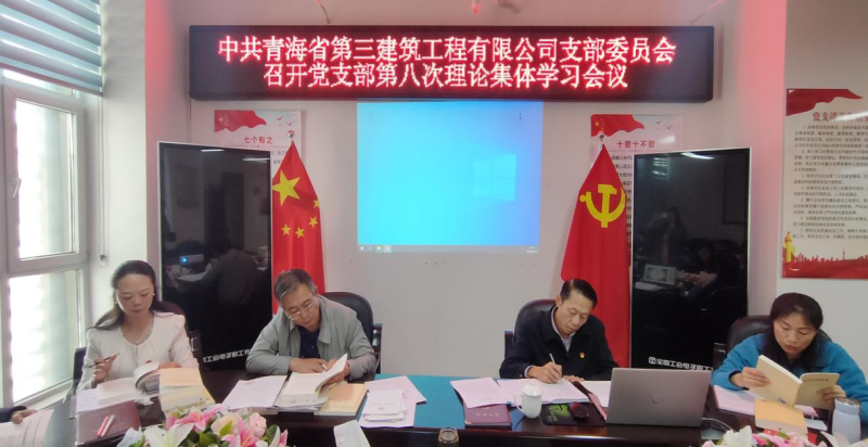 三建公司黨支部召開第八次理論集體學(xué)習(xí)會 ----集團(tuán)黨委委員、紀(jì)委書記講主題教育專題黨課