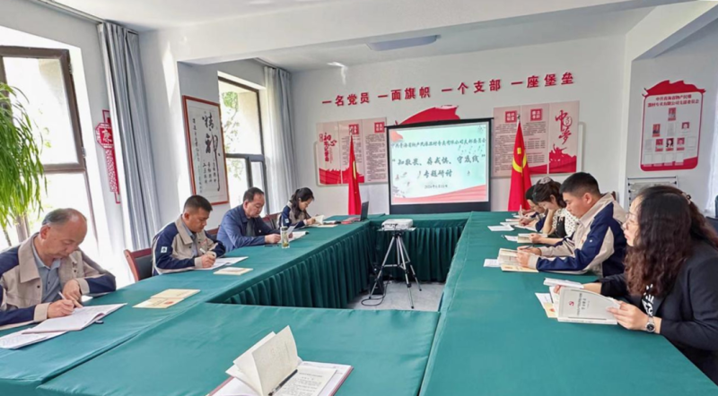 民爆公司黨支部開(kāi)展“知敬畏、存戒懼、守底線” 專(zhuān)題研討